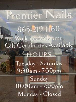 Premier Nails Bearden Station