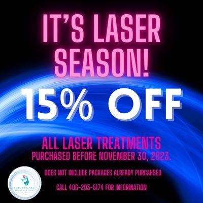 Laser Season!