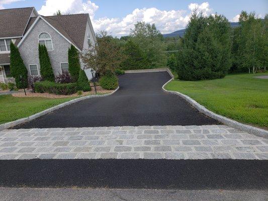 Poured and block driveways are a specialty.