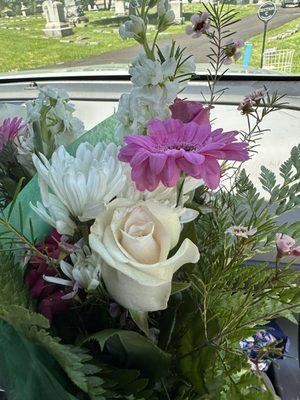 Mother's Day flowers for my MIL's grave