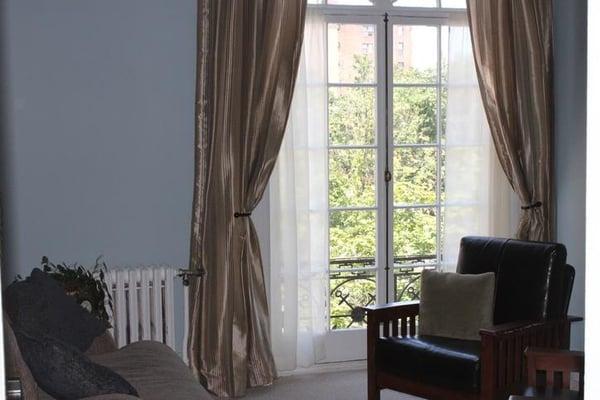 Every treatment room has ceiling to floor balcony windows for beautiful natural light