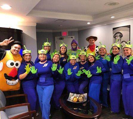 Not so spooky Halloween at Sunset Dentistry!