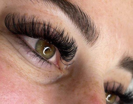 Volume lash extensions