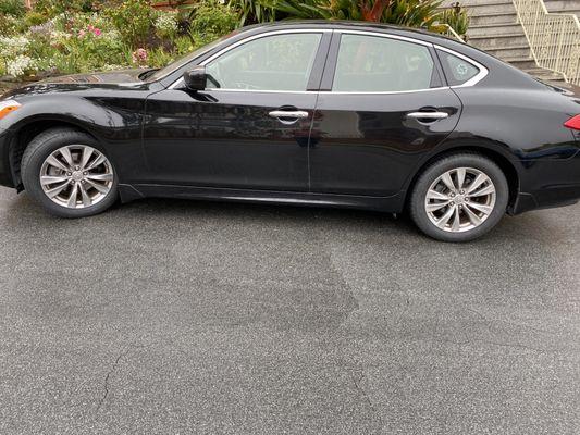 New tires on my Infiniti M37 car!