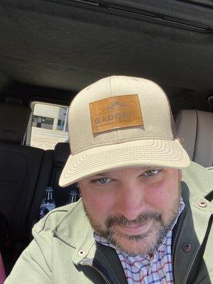 This is a hat that I purchased from the gadget Company. Great products!