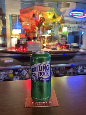 $2 Rolling Rock during Happy Hour