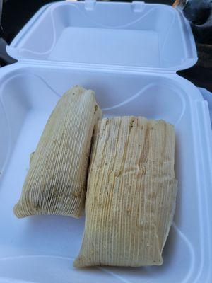 Green Chicken Tamales