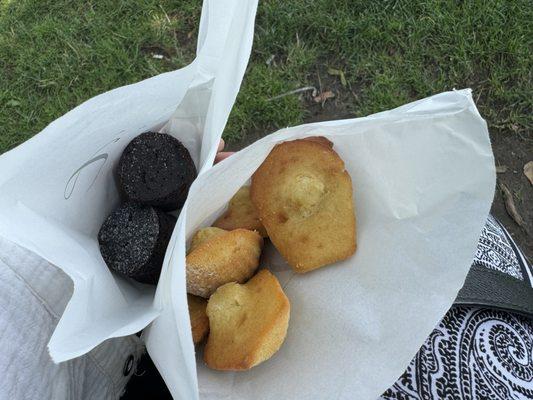 Brownie bites and Madeline's