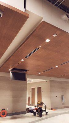 Specialty ceiling installations