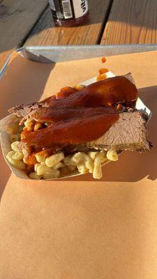 brisket mac n cheese