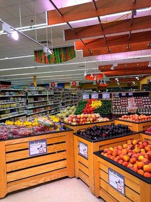 Part of the produce department