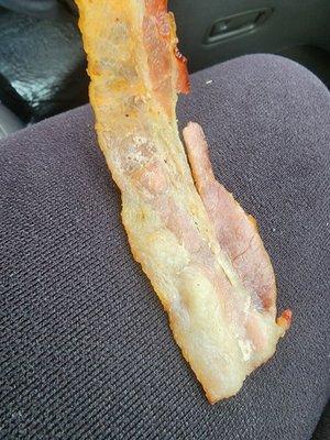 Raw bacon