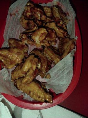 Bourbon wings