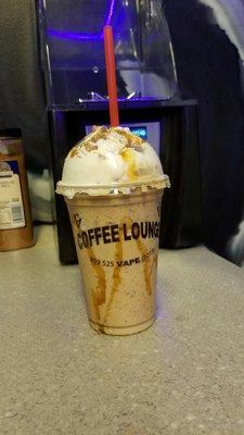 This is a Heath Frappuccino just tell the barista that is what you want and they have it covered.