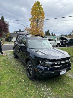 My new 2023 ford bronco sport