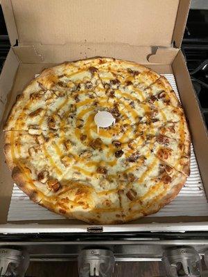 Chick-Fil-A pizza. SO GOOD!