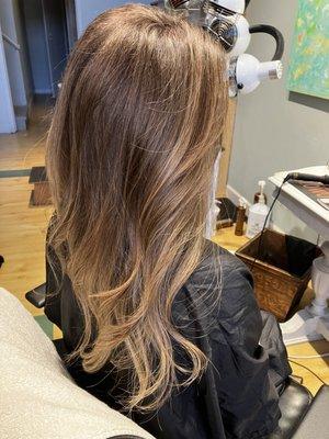 Brizilian Blowout and Color cut