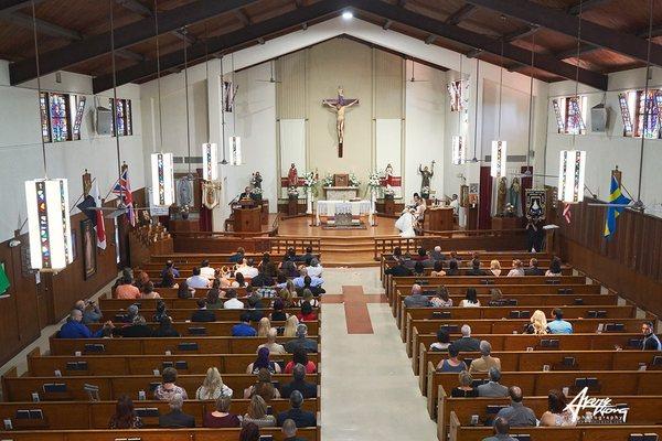 Wedding Mass in October 2017