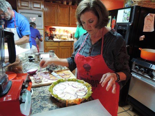 Creating Green Chile Crusted Quiche