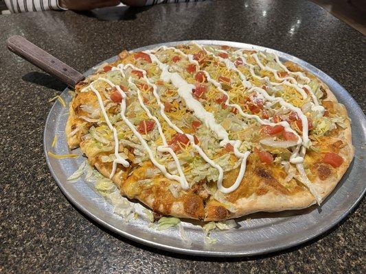 Chicken Taco Pizza