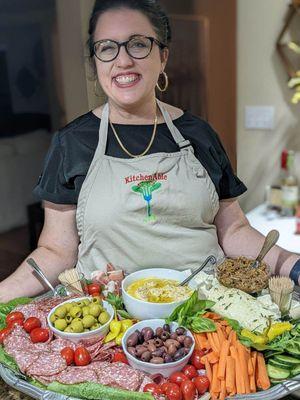 Appetizer platter from a private party.