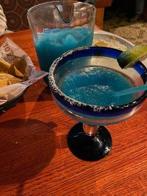 Blue Raspberry and Mango daquiri