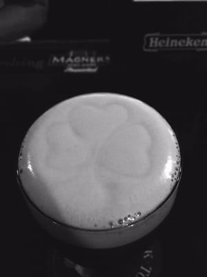 Shamrock on my Guinness