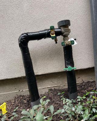 Winterized Backflow Preventer