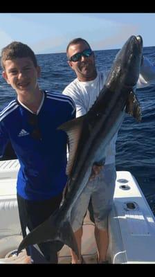 Here's a 40# Cobia caught on a 6 hr trip.