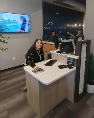 Helpful people at Westerra's new Stapleton branch.