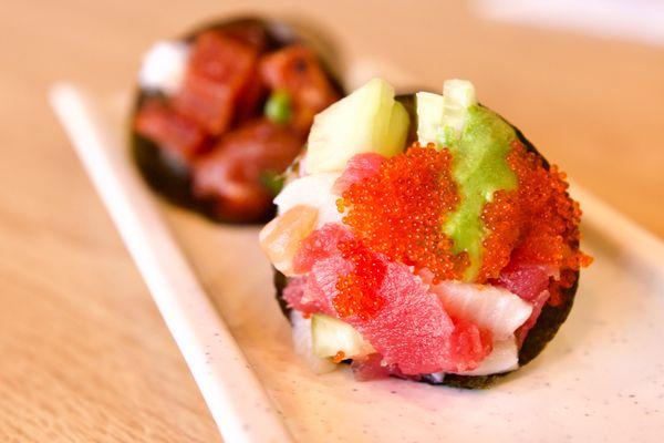 Rainbow Roll Hand Roll