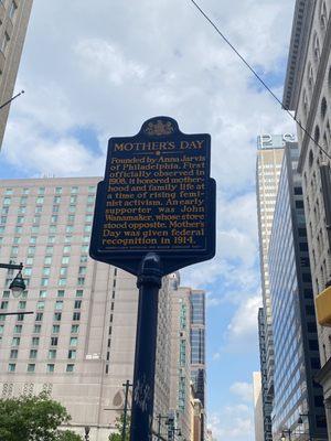 Mother’s Day Historical Marker