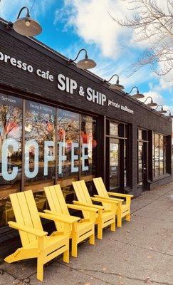 Greenwood Sip and Ship is an enchanting experience that blends errand-running with a delightful coffeeshop and giftshop.