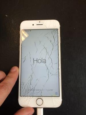 If your phone looks like this, there's a good chance we can repair it same day!!!