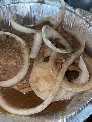 Bistec Encebollado