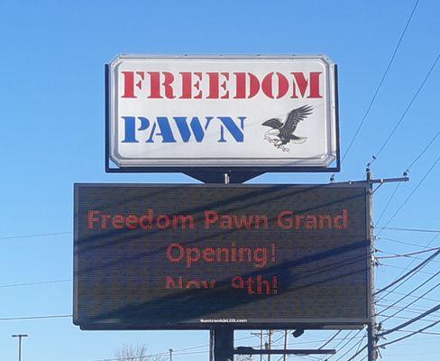 Freedom Pawn on Mayberry St in Sparta, Tn is under new ownership and management. Founder Steve Grissom is finally retiring (again).