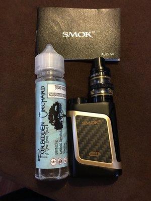 Smok AL85 kit and juice.