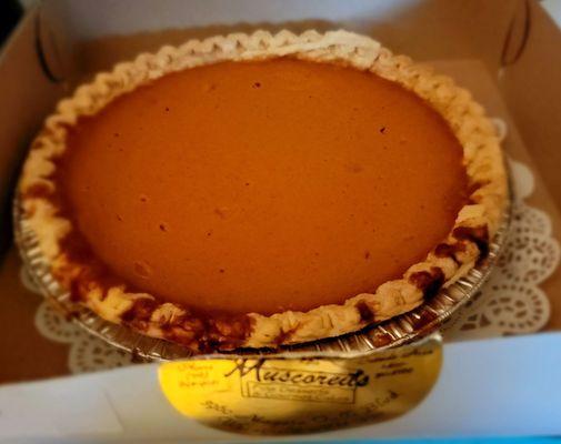 Muscoreil's Fine Desserts Pumpkin Pie