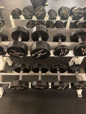 Disorganized Dumbbell Rack