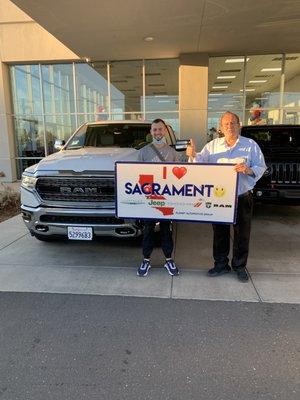 Zhoro and his 2020 Ram 1500!