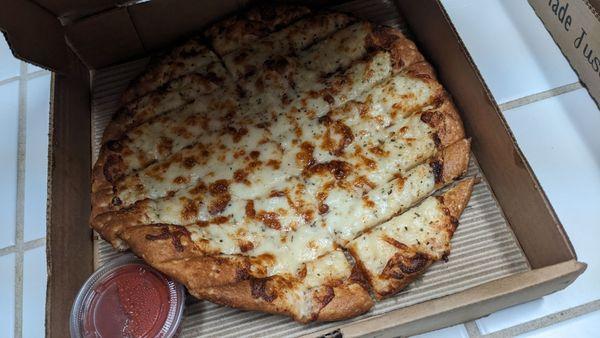 Cheesy Garlic Bread, yum!