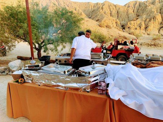 Grilling Station Desert Dining