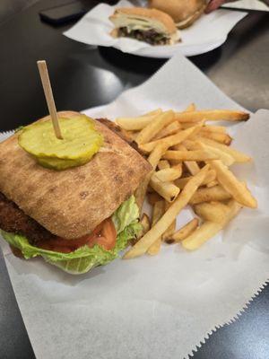 Fried chicken sandwich special