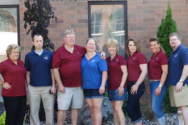 Dr, Oyangen and his team at a Patient Appreciation Cookout in 2015.