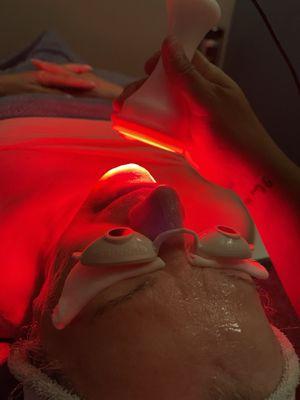 Red light therapy;Boost cell growth and rejuvenate the skin, helping to lessen the appearance of fine lines, wrinkles, and scars