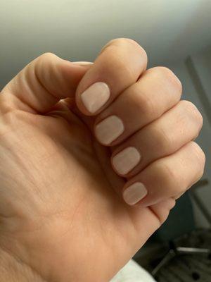 Gel manicure