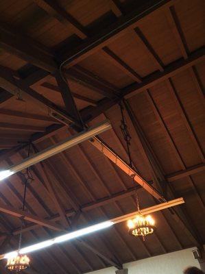 Interior of main room ceiling