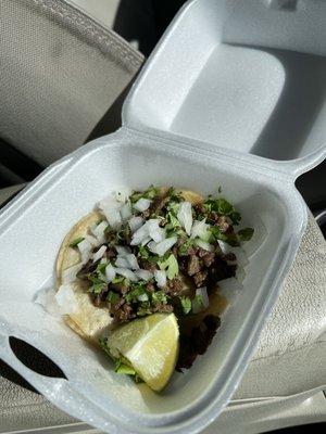 Authentic tacos. Fresh and good.