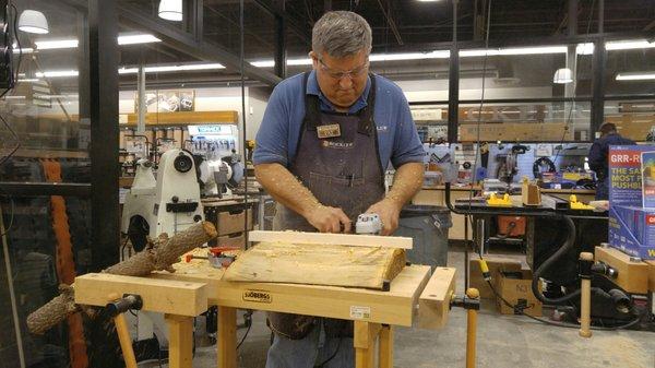 Arbortech Demo on Rockler's One Year Anniversary