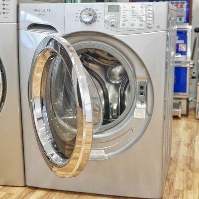 Frigidaire Affinity Silver Front-Loading Washer @ Lakeside Appliances in Havasu